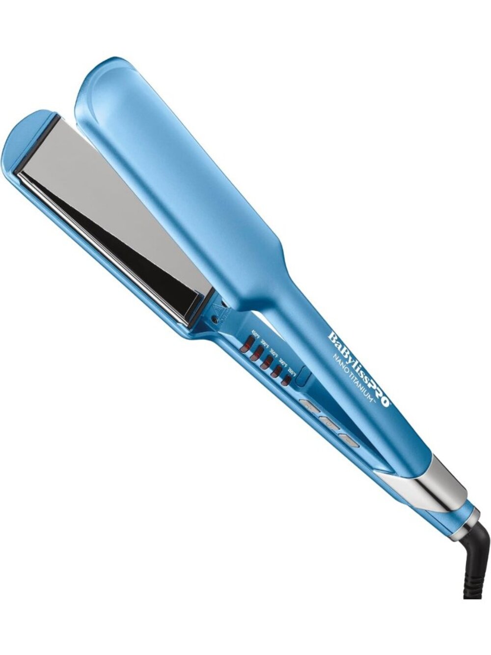 Ultra-Sleek Titanium Flat Iron Hair Straightener for All Hair Types, Fast